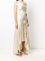 Thumbnail for your product : Antonio Marras Mesh Panel Maxi Gown