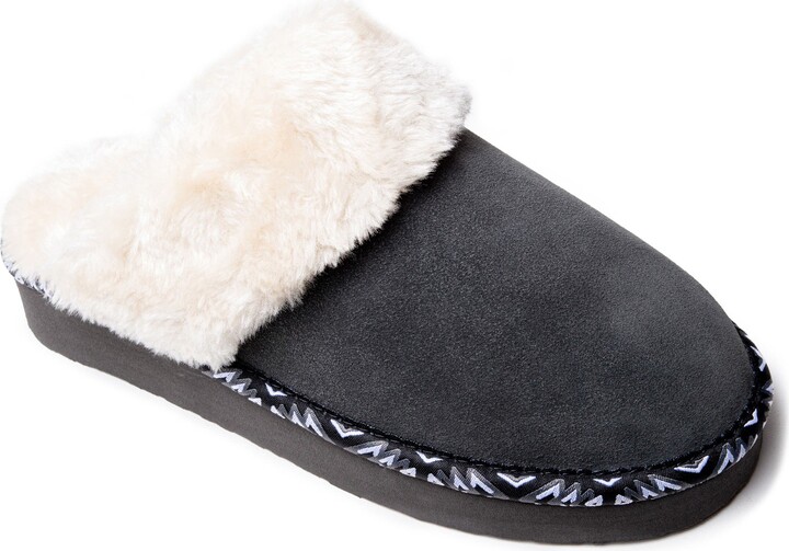 Minnetonka Cerise Faux Fur Lined Slipper ShopStyle