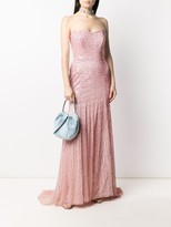 Thumbnail for your product : Jenny Packham Sequin-Embellished Strapless Gown