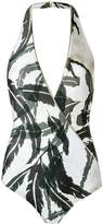 Thumbnail for your product : Adriana Degreas printed swimsuit