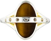 Thumbnail for your product : Pamela Love Tiger's Eye & Topaz Stratum Ring