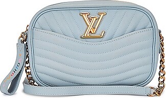 Louis Vuitton Blue Leather Bag Shoulder Strap - ShopStyle