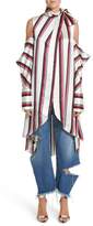 Thumbnail for your product : Monse Stripe Off the Shoulder Blouse