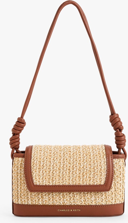 Charles Keith Sabine Raffia Cross Body Bag ShopStyle