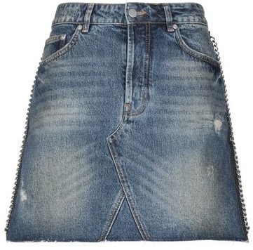 victoria beckham denim skirt