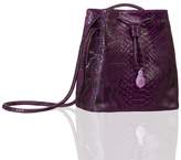 Thumbnail for your product : Seda Cek Italian Leather Bucket Bag "Python"