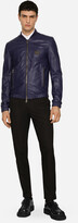 Thumbnail for your product : Dolce & Gabbana Leather jacket with branded tag