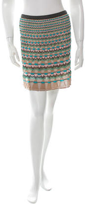 M Missoni Knit Mini Skirt