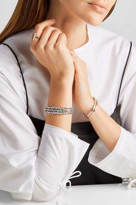 Suzanne Kalan 18-karat White Gold Diamond Cuff