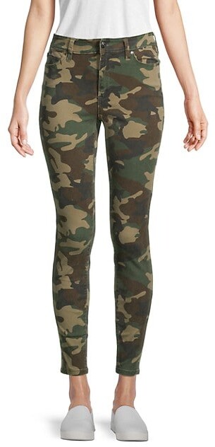 women's camo stretch jeans