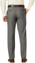 Thumbnail for your product : Haggar J.M. Sharkskin Straight Fit Flat Front Dress Pant