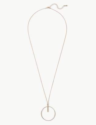 M&S Collection Circle Bar Necklace