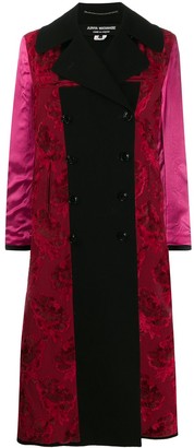 Junya Watanabe Mix Fabric Double-Breasted Coat