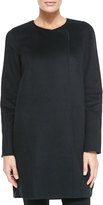Thumbnail for your product : Neiman Marcus Curved-Hem Cashmere Coat