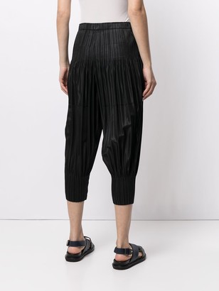 Pleats Please Issey Miyake Plissé Cropped Trousers