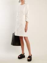 Thumbnail for your product : Stella McCartney Round-neck Cocoon Long-sleeved Dress - Womens - Cream