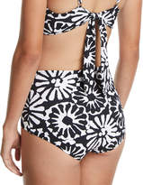 Thumbnail for your product : Tory Burch Pomelo Floral-Print High-Waist Swim Bikini Bottoms