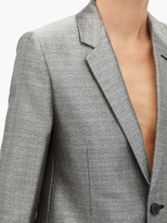 Thumbnail for your product : Saint Laurent Single-breasted Blazer - Silver