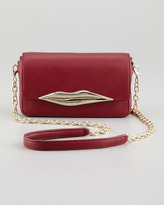 Thumbnail for your product : Diane von Furstenberg Flirty Leather Mini Crossbody Bag, Cherry