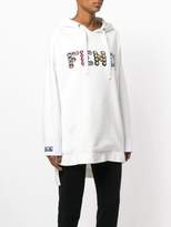 Thumbnail for your product : Fendi embellished maxi hoodie