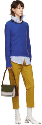 Marni Yellow Drill Cropped Trousers