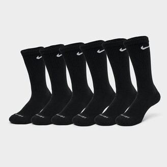 White & Black Nike Everyday Ankle Socks 6 Pack Socks
