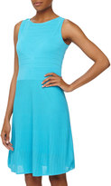 Thumbnail for your product : Catherine Malandrino Chevron-Knit Sleeveless Dress, Calypso Blue