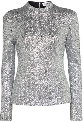 Monse Sequined top