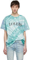 Thumbnail for your product : Amiri Blue Tie-Dye Lovers T-Shirt