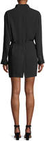 Thumbnail for your product : Halston Solid Satin Tie-Waist Shorts