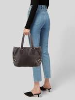 Thumbnail for your product : Burberry Grained Leather Hobo