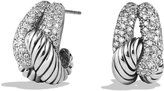Thumbnail for your product : David Yurman Infinity Knot Earrings with Diamonds