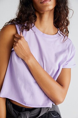 Details about  / NWT Free People We the Free Woman/'s Purple Terry Oversized Tee Small