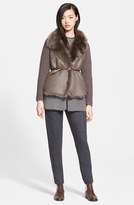 Thumbnail for your product : Fabiana Filippi Chain Neck Wool Jersey Tunic