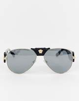 Thumbnail for your product : Versace 0VE2150Q aviator sunglasses with detachable brow
