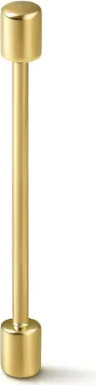 Shihara 18kt yellow gold Twist Pin 02 earring