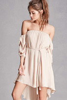 Thumbnail for your product : Forever 21 FOREVER 21+ Satin Off-the-Shoulder Dress