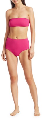Eberjey Swim Piqué Summer Bandeau Bikini Top