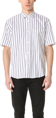 Our Legacy Initial Short Sleeve Stripe Shirt