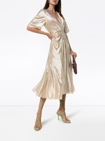 Thumbnail for your product : Galvan Stella twist-detail midi dress