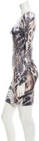 Thumbnail for your product : Torn By Ronny Kobo Printed Long Sleeve Mini Dress