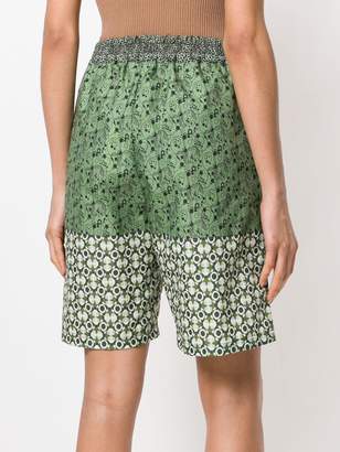 Pierre Louis Mascia Pierre-Louis Mascia floral patch-work shorts