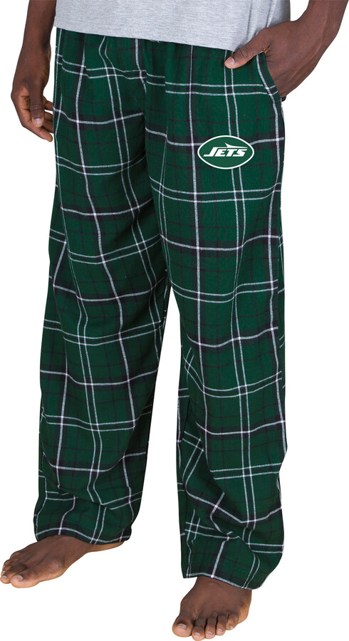 Men's Concepts Sport Green New York Jets Ultimate Plaid Flannel Pants