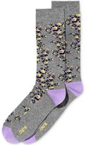 Thumbnail for your product : Bar III Men's Patterned Ditsy Floral Dress Socks, Created for Macy's