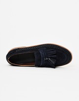 Thumbnail for your product : Hudson Zair Suede Tassel Loafer Navy