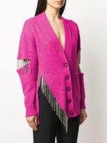 Thumbnail for your product : Christopher Kane Crystal Cupchain Embellished Cardigan