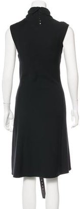 Alaia Wool Belted Dress
