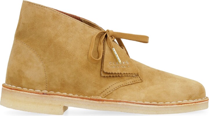Clarks Suede Desert Boots | ShopStyle