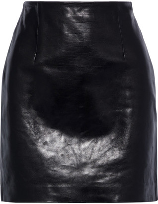 Theory Leather Skirt | Shop the world’s largest collection of fashion ...