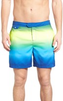 Thumbnail for your product : Original Penguin Gradient Print Volley Swim Trunks